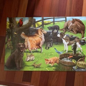 Melissa and Doug pets floor puzzle